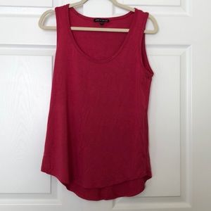 Cable & Gauge hot pink tank top